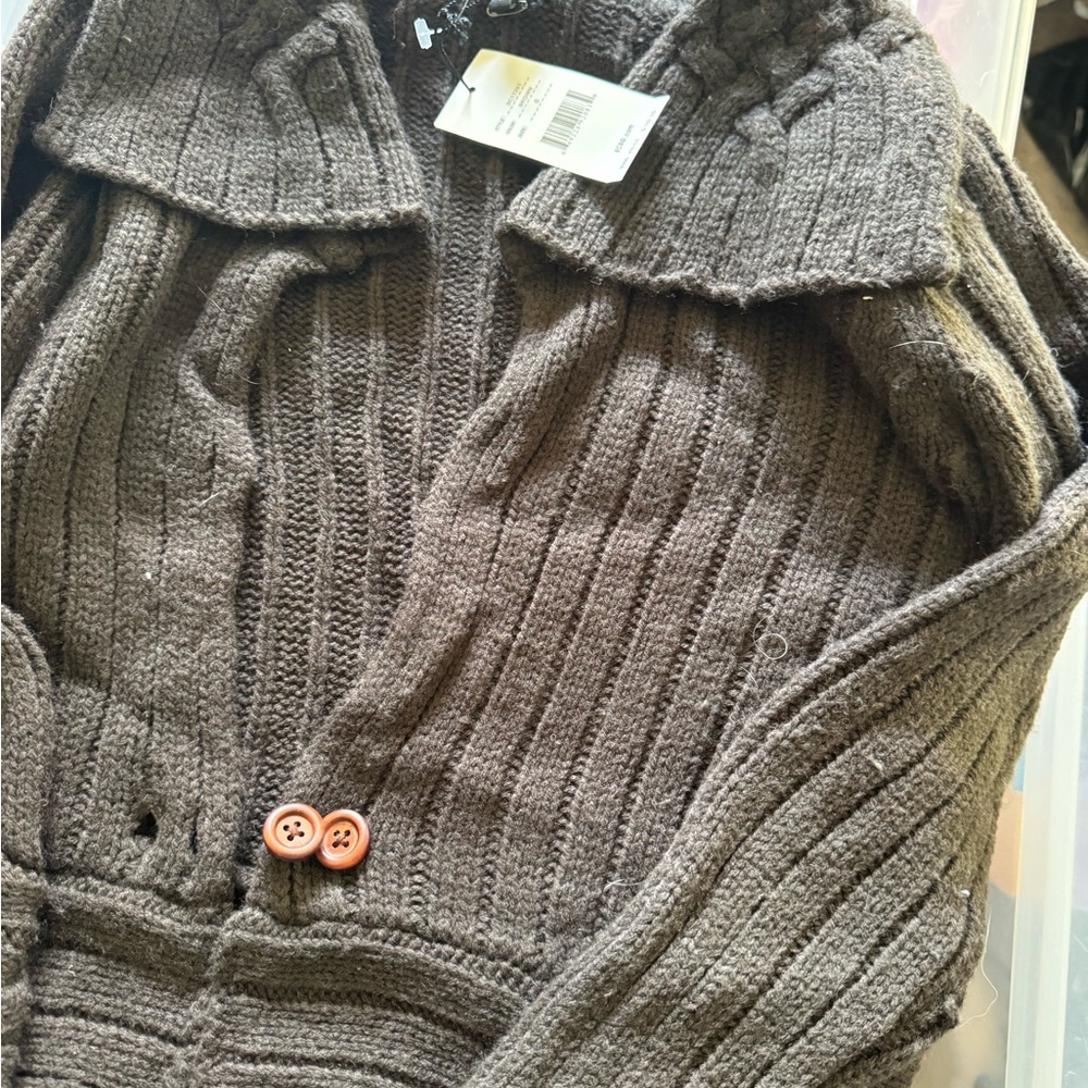 BCBGMaxAzria Brown Knit Sweater